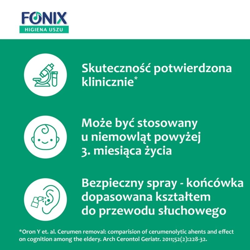Fonix Higiena uszu spray 30 ml