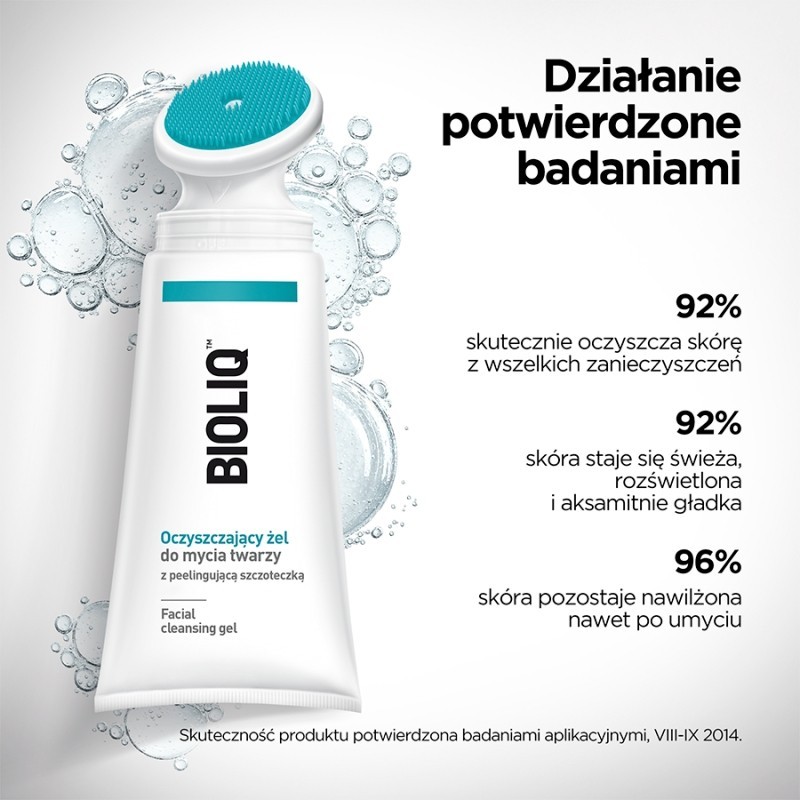 Bioliq Oczyszczający żel do mycia twarzy z peelingującą szczoteczką 125 ml