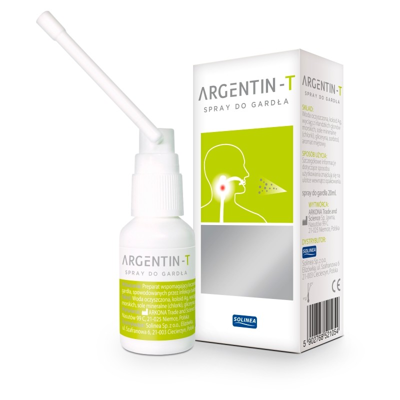Argentin-T Spray do gardła 20 ml